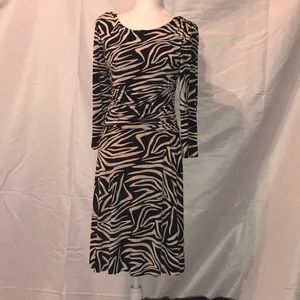 Zebra print dress